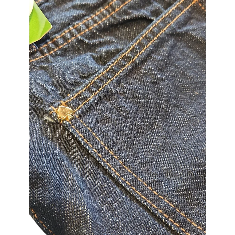 Kate Spade New York x Target 24 X 27” Straight Leg Wide Cuff Jeans Sz 00 (C-42)